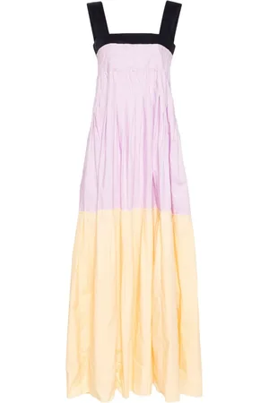 Plan C Colourblock cotton dress