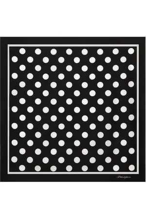 Dolce & Gabbana Polka-dot print silk scarf