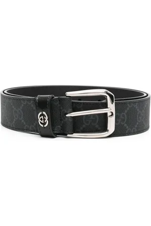 Gucci GG Supreme leather belt