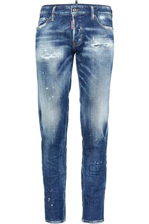 Dsquared2 Paint-splatter straight-leg jeans