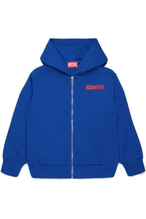 Diesel Logo-print zip-up hoodie