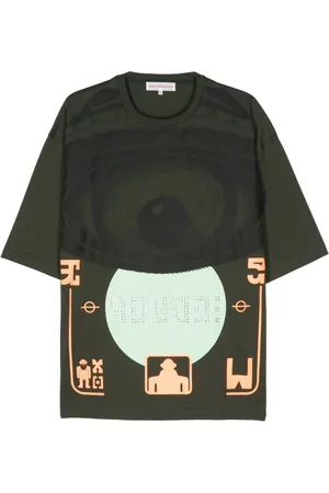 WALTER VAN BEIRENDONCK Peace T Oversized cotton T-shirt