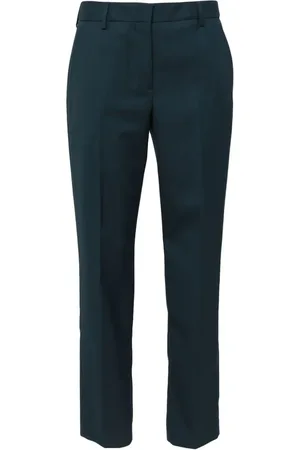 Paul Smith Pressed-crease wool trousers