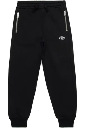 Diesel Logo-appliqué cotton track pants