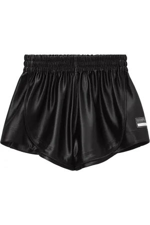 Alexander Wang Logo-tag cotton track shorts