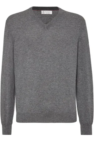 Brunello Cucinelli V-neck cashmere jumper