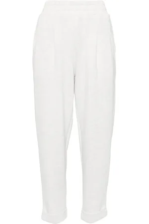 Varley Mélange-effect tapered trousers