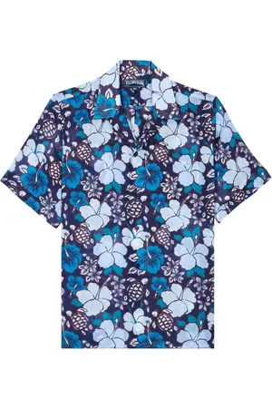 Vilebrequin Floral-print short-sleeve shirt