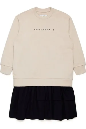 Maison Margiela Logo-print cotton dress