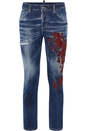 Dsquared2 Bleached-effect skinny jeans