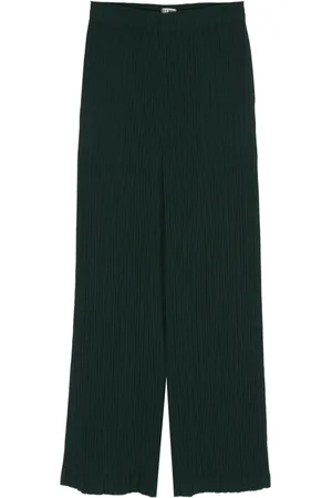 PLEATS PLEASE ISSEY MIYAKE Hatching plissé trousers