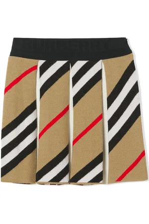 Burberry Icon Stripe pleated skirt