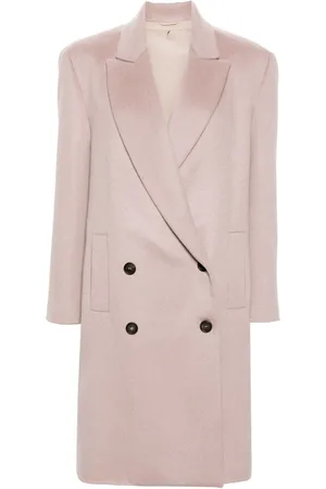 Brunello Cucinelli Double-breasted cashmere coat
