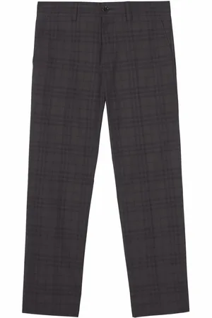 Burberry Check-pattern tailored trousers