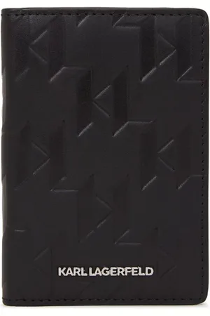 Karl Lagerfeld K/Loom leather card holder
