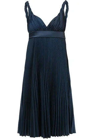 Burberry Empire-line pleated dress