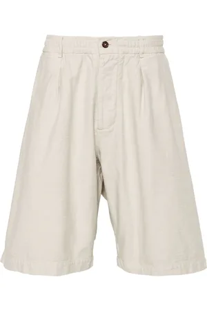 Universal Works Pleated Track cotton shorts