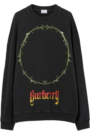 Burberry Thorn-print cotton sweatshirt