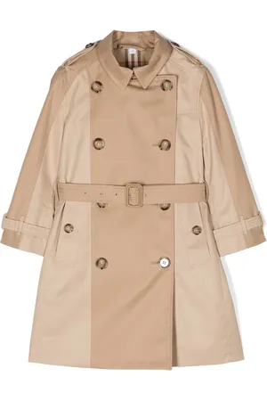 Burberry Panelled cotton trench coat