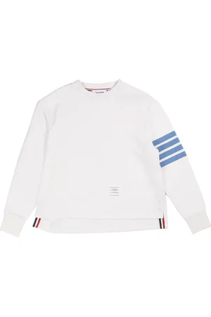 Thom Browne Stripe-detailing cotton sweatshirt