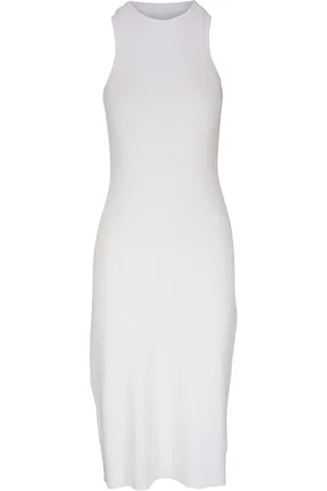 Vince Ribbed-knit sleeveless dress