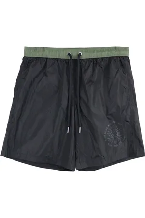 Moncler Logo-print drawstring swim shorts