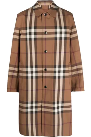 Burberry Vintage Check-pattern cotton coat