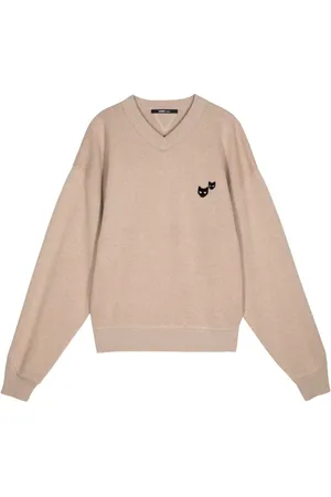 SONGZIO Twin Panther knitted jumper
