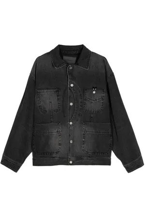 SONGZIO Panther Crescent denim jacket