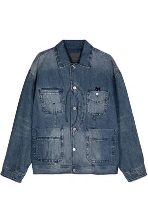 SONGZIO Panther Crescent denim jacket