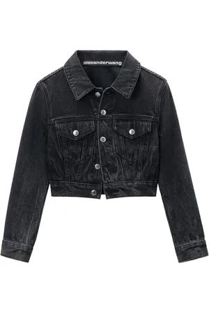 Alexander Wang Cropped denim jacket
