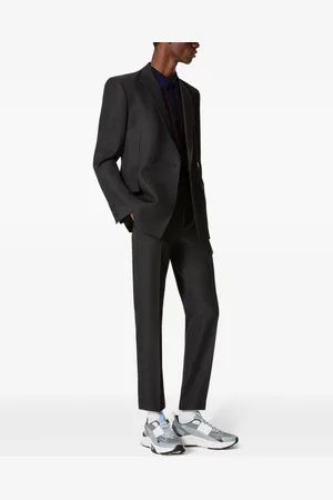 VALENTINO GARAVANI Contrast-trim fine-knit polo shirt