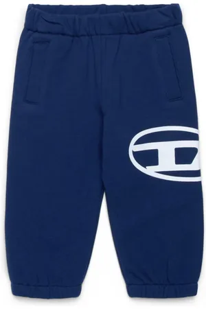 Diesel Oval D-logo cotton track pants