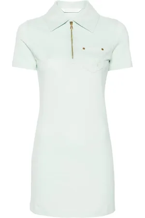 Palm Angels Cotton piqué polo dress