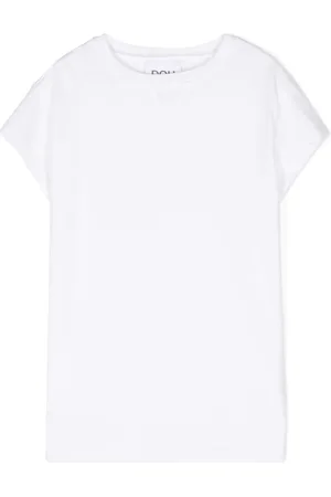DOUUOD KIDS Logo-print cotton T-shirt