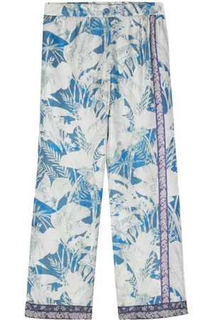 PIERRE-LOUIS MASCIA Aloe silk trousers