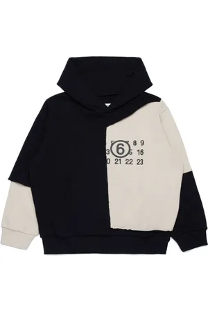 Maison Margiela Colour-block cotton hoodie