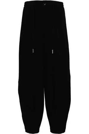 SONGZIO Drop-crotch drawstring trousers