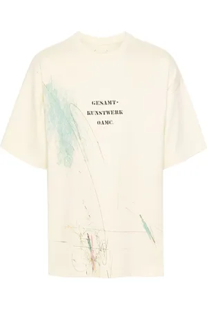 OAMC Scribble organic cotton T-shirt