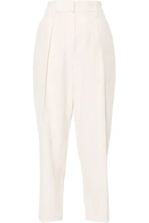 Brunello Cucinelli Pressed-crease corduroy trousers