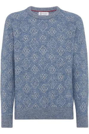 Brunello Cucinelli Intarsia-knit jumper
