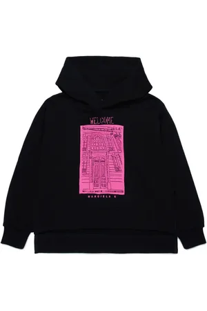 Maison Margiela Sketch graphic-print cotton hoodie