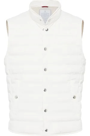 Brunello Cucinelli High-neck quilted gilet