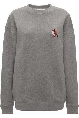 J.W.Anderson Logo-embroidered organic cotton sweatshirt