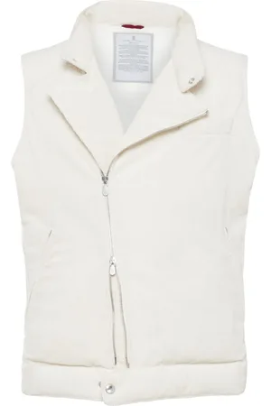 Brunello Cucinelli Padded corduroy down vest