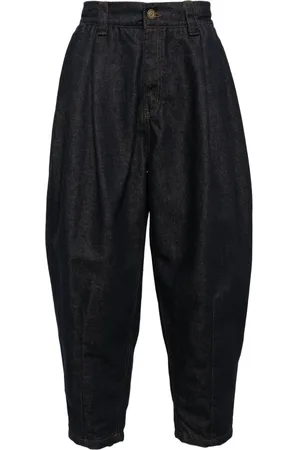 SONGZIO Pleated straight-leg jeans