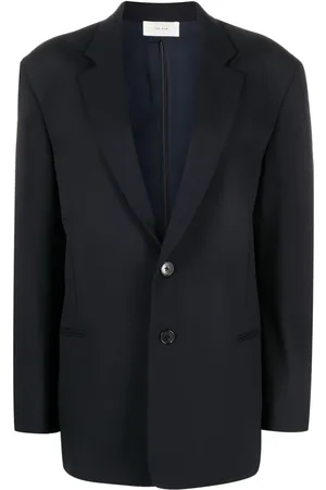The Row Single-breasted virgin wool-silk blazer