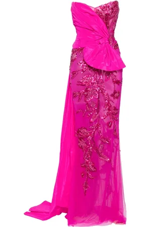 Saiid Kobeisy Beaded gathered gown
