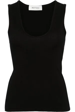 MATTEAU U-neck jersey tank top