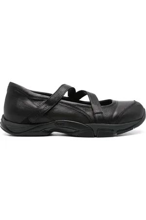 OUR LEGACY Logo-debossed leather sneakers